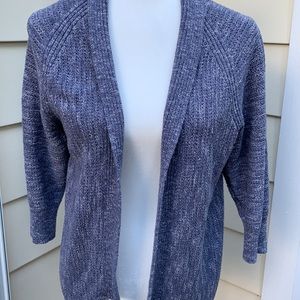 Banana Republic Purple Cotton Cardigan EUC